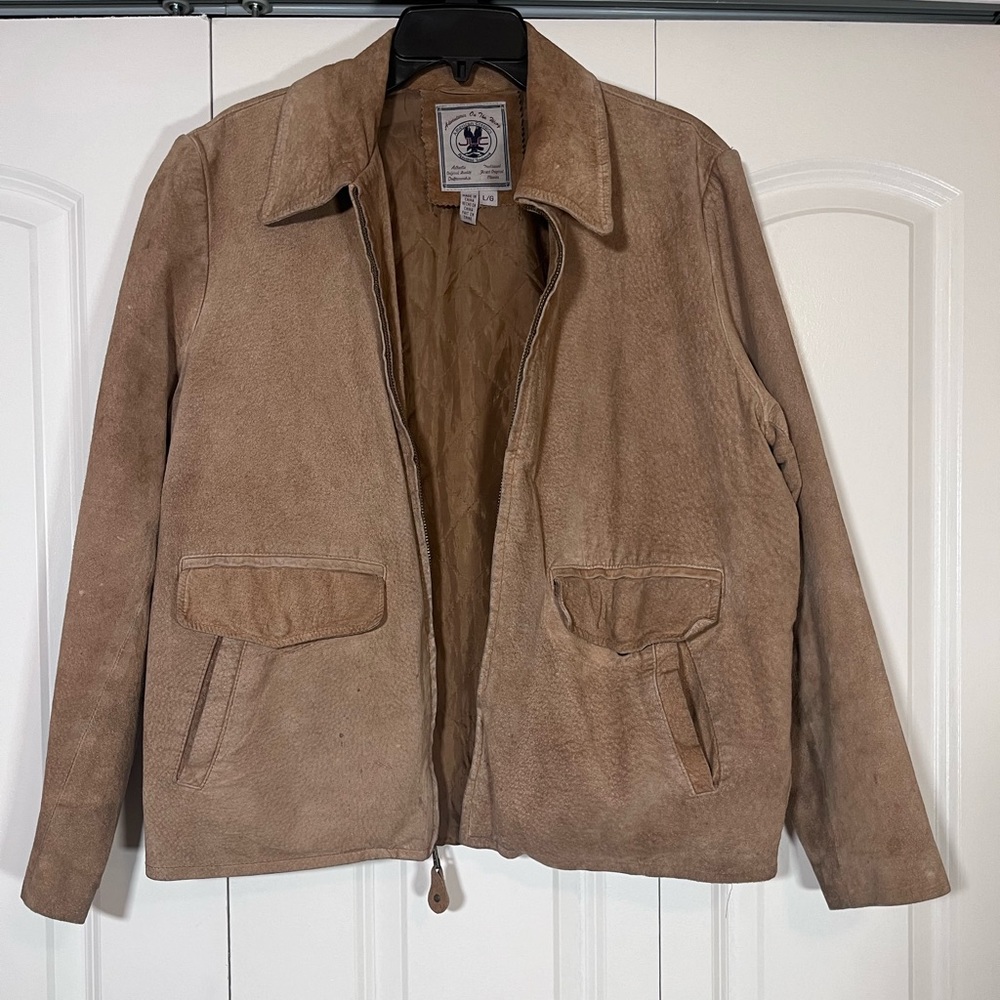 Vintage 90s Suede Leather Jacket